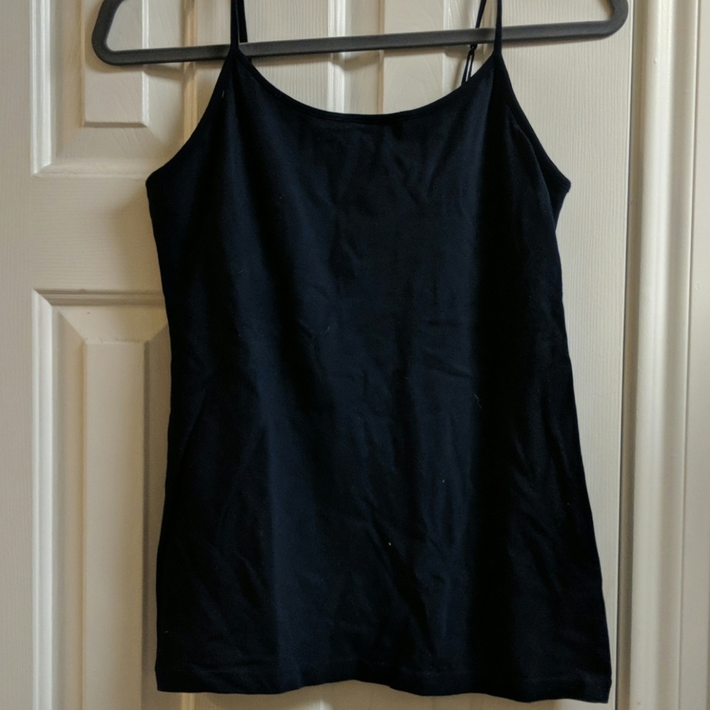 Navy Gap Stretch Extensible Tank w Built-In Bra - Picture 1 of 2